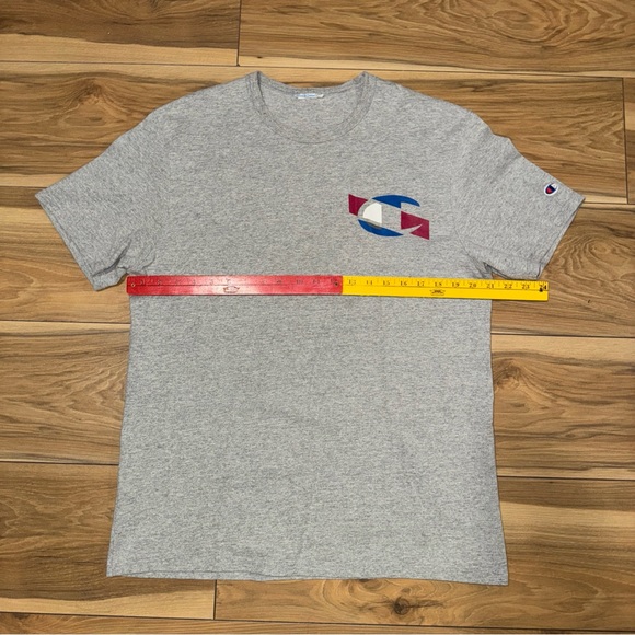 Vintage 1950s Champion Running Man Jersey T Shirt Striped Sleeves Sale - Picture 4 of 8